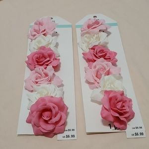 NWT. 2 Headbands- Roses.